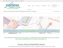 Tablet Screenshot of excellencesg.com